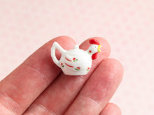 Load image into Gallery viewer, French Hen Country Teapot - Miniature decoration for Dollhouses