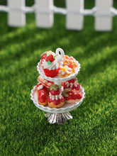 Load image into Gallery viewer, Summer Strawberry Pastries - OOAK - Handmade Miniature Food