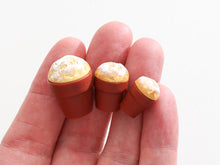Load image into Gallery viewer, French Brioche Baked in Terracotta Flower Pots - OOAK - Handmade Miniature Food