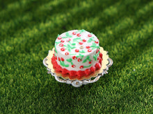 Load image into Gallery viewer, Summer Garden Cake - Cherries - OOAK - Handmade Miniature Food