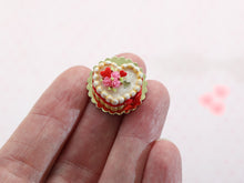 Load image into Gallery viewer, Heart Shaped Charlotte - Handmade Miniature Food in 12th Scale