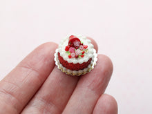 Load image into Gallery viewer, Coffee Cup Cornucopia Cake for St Valentine's Day - Handmade Miniature Food in 12th Scale