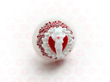 Load image into Gallery viewer, 1:12 Scale Handmade Cherub Blowing a Kiss Cake (Cakestand Included) - Valentine's Miniature Food