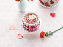 Load image into Gallery viewer, Charlotte Pastry for Valentine's Day - 12th Handmade Miniature Dollhouse Food