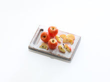 Load image into Gallery viewer, Apple Board - Handmade Miniature Dollhouse Food
