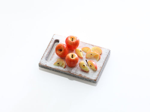 Apple Board - Handmade Miniature Dollhouse Food