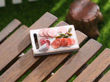 Load image into Gallery viewer, French Charcuterie Board - Handmade Miniature Dollhouse Food