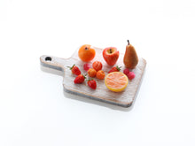 Load image into Gallery viewer, Fresh Fruit on Board - Handmade Miniature Dollhouse Food