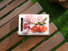 Load image into Gallery viewer, French Charcuterie Board - Handmade Miniature Dollhouse Food