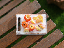 Load image into Gallery viewer, Apple Board - Handmade Miniature Dollhouse Food