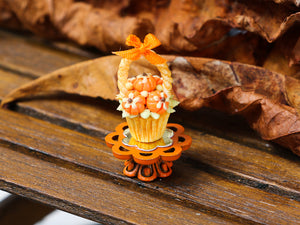 Autumn Showstopper Cupcake - Pumpkin Basket (B)