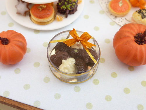 Chocolate Jack O Lanterns - Halloween / Autumn - 12th Scale Miniature Food