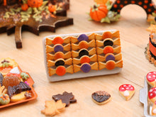 Load image into Gallery viewer, Halloween Candy Cookies on Porcelain Tray - 12th Scale Miniature Food