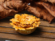 Load image into Gallery viewer, Set of Three Nesting Autumn Leaf Bowls - Miniature Tableware in 12th Scale