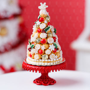 French Croquembouche for Christmas / Holidays - Miniature Food