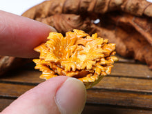 Load image into Gallery viewer, Set of Three Nesting Autumn Leaf Bowls - Miniature Tableware in 12th Scale