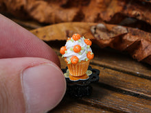 Load image into Gallery viewer, Autumn Showstopper Cupcake, Frosting and Baby Pumpkins (D)