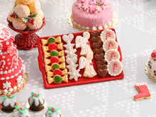 Load image into Gallery viewer, Christmas Cookies - Bonbons, Stars, Snowflakes, Angels, Gingerbread, Candy Cane - Miniature Food