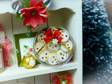 Load image into Gallery viewer, Gift Box of Iced Snowman Butter Cookies - 12th Scale Miniature Food