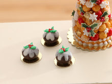 Load image into Gallery viewer, Baby Christmas Pudding - Individual Pastry - 12th Scale Miniature Food