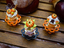 Load image into Gallery viewer, Autumn Showstopper Cupcake - Pumpkin and Foliage