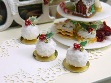 Load image into Gallery viewer, Boule de Neige (Snowball) - French Christmas Pastry - Miniature Food