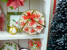 Load image into Gallery viewer, Gift Box of Iced &#39;Christmas Present&#39; Cookies - 12th Scale Miniature Food