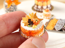 Load image into Gallery viewer, Mystical Halloween Cake - Black Cat Chocolate, Star and Moon Cookies - Miniature Food