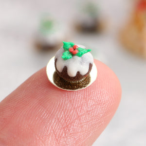 Baby Christmas Pudding - Individual Pastry - 12th Scale Miniature Food