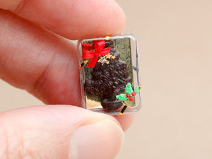Chocolate Christmas Tree Gift Box (Sapin de noël en chocolat) - Miniature Food