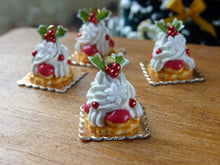 Load image into Gallery viewer, Christmas St Honore - Miniature French Pastry in 12th Scale