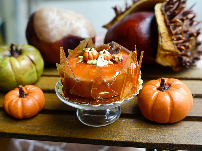 French Caramel Autumn Gateau - 12th Scale Miniature Food – Paris Miniatures