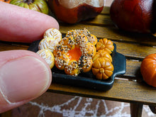 Load image into Gallery viewer, Autumn / Fall Bread Display - 12th Scale Miniature Food