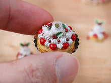 Load image into Gallery viewer, Christmas St Honoré French Pastry - 12th Scale Miniature Food