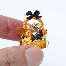 Load image into Gallery viewer, Autumn Basket Cake Filled with Awesome Treats - Miniature Food
