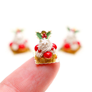 Christmas St Honore - Miniature French Pastry in 12th Scale