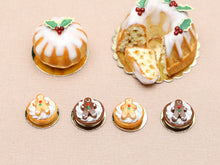 Load image into Gallery viewer, Butter Cookie &quot;Gingerbread&quot; Man Tartlet - Individual French Christmas Pastry - Miniature Food