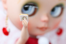 Load image into Gallery viewer, XMAS Cookies, Handpiped - Large 12th Scale - Suitable for Blythe, Barbie, Pullip, American Girl Doll (AGD), Playscale, 1/6