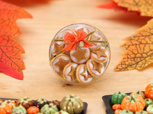 Load image into Gallery viewer, Gift Box of Star Cookies with Orange Silk Bow - Miniature Food