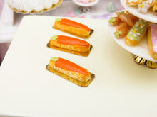 Load image into Gallery viewer, Carrot Eclair for Easter - 12th Scale Miniature Food