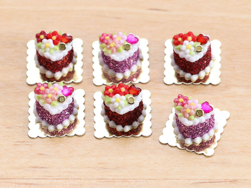 Valentine's Day Blossom Individual Pastry - Miniature Food