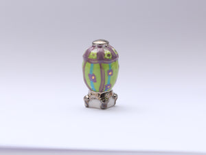 Fabergé Style Decorative Easter Egg Fève - Series 1 - 12th Scale Dollhouse Miniature