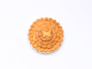 French Country Pie - OOAK - Butterfly and Leaves - Handmade Miniature Food