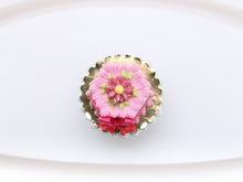 Load image into Gallery viewer, Pink Daisy Cake - 12th Scale Handmade Miniature Food