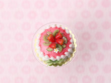 Load image into Gallery viewer, Strawberry and Kiwi Cake - Handmade Miniature Food