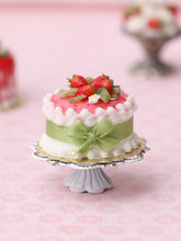 Load image into Gallery viewer, Strawberry and Kiwi Cake - Handmade Miniature Food