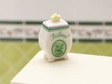Load image into Gallery viewer, French Kitchen Storage Jar Fèves - Perfect for Dollhouse Kitchens