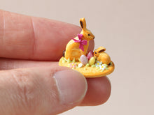 Load image into Gallery viewer, Easter Cookie Rabbit Family Display (B) - Miniature Food in 12th Scale