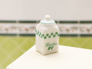 French Kitchen Storage Jar Fèves - Perfect for Dollhouse Kitchens