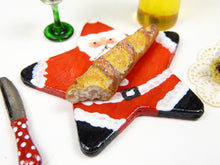 Load image into Gallery viewer, Santa Cutting Board - Hand-painted Christmas Miniature in 12th Scale